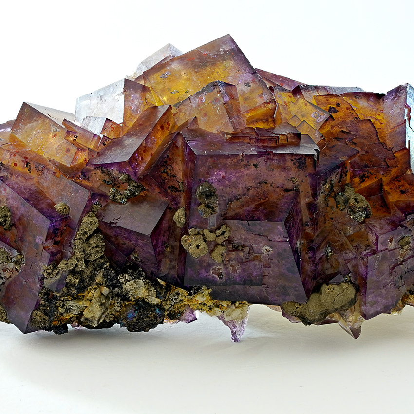 Fluorite & Chalcopyrite