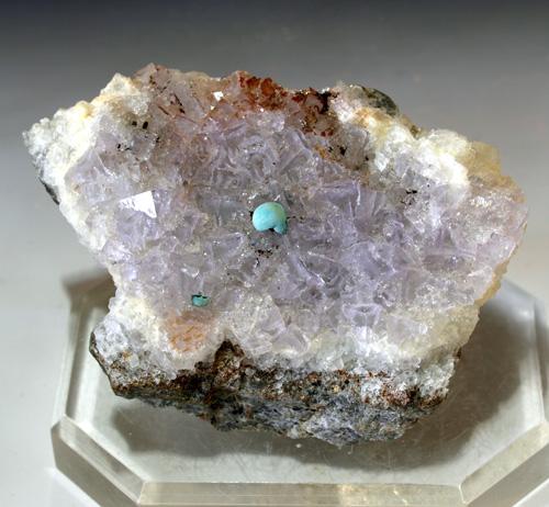 Fluorite & Aurichalcite