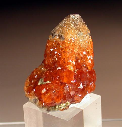 Spessartine On Quartz