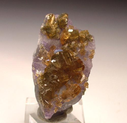 Baryte On Fluorite