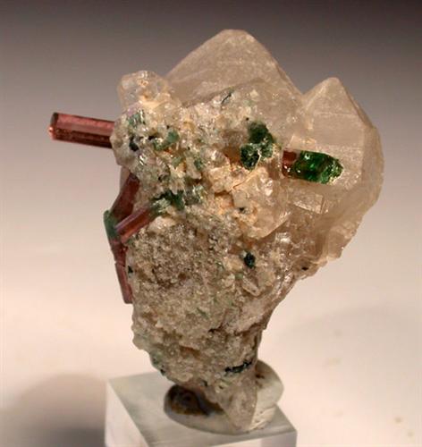 Tourmaline On Quartz