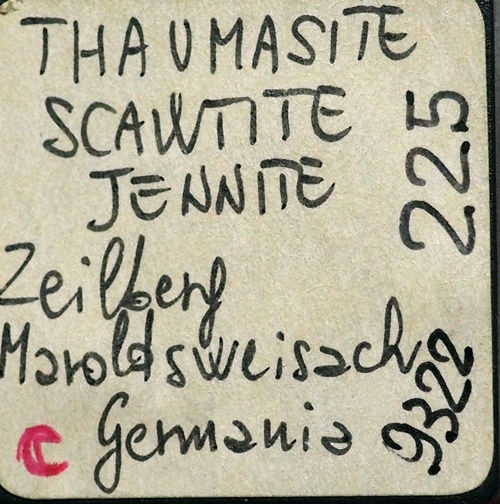 Scawtite & Thaumasite