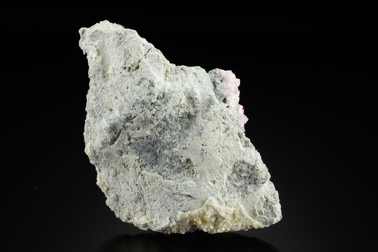 Rhodochrosite Quartz & Chalcopyrite