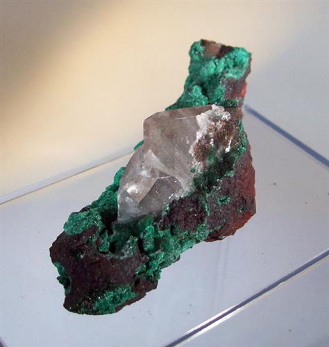 Baryte With Malachite