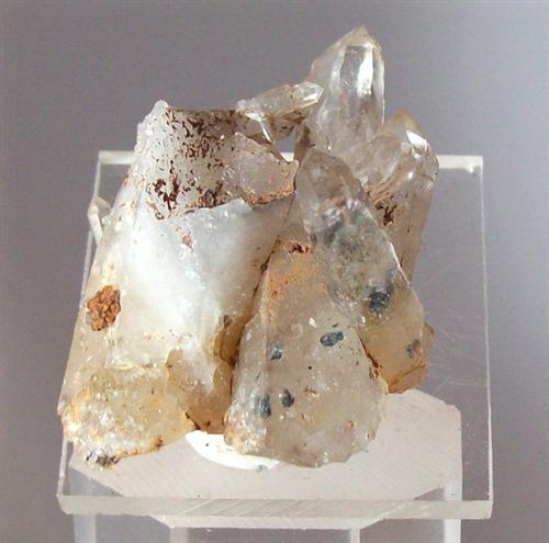 Quartz With Hematite Inclusions