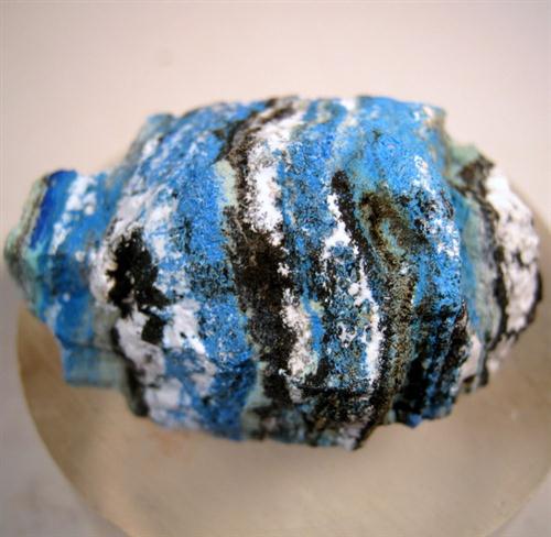 Azurite With Gibbsite