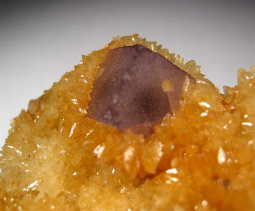 Fluorite With Calcite