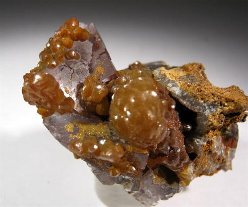 Fluorite With Smithsonite