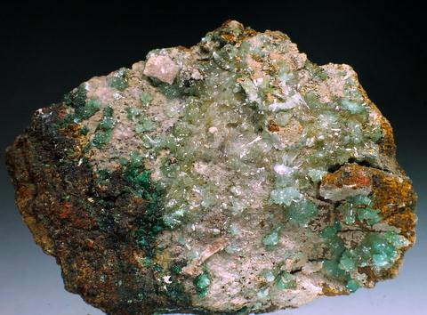 Cuprian Adamite & Aluminium Adamite