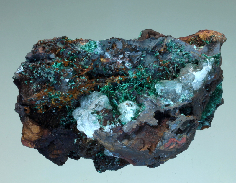 Brochantite & Calcite