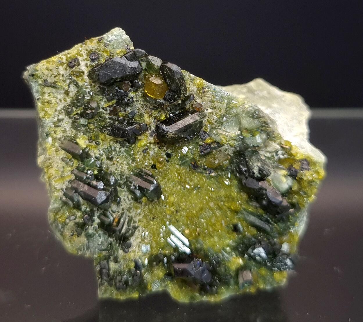 Andradite & Vesuvianite & Diopside