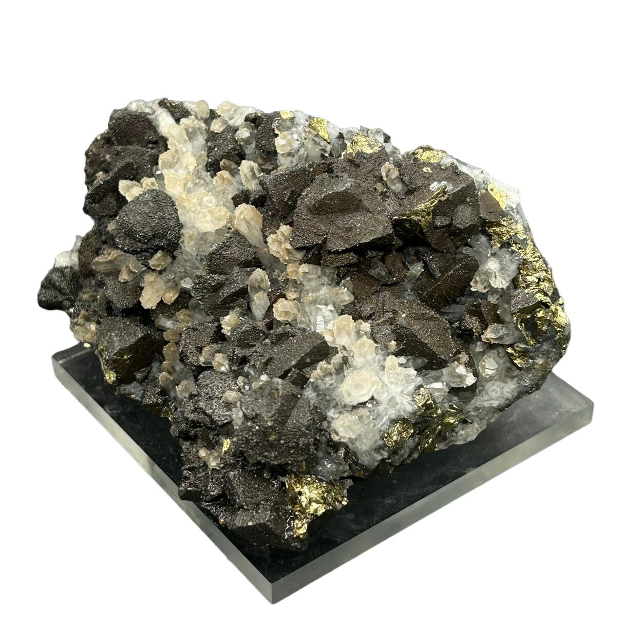 Chalcopyrite & Hematite & Quartz
