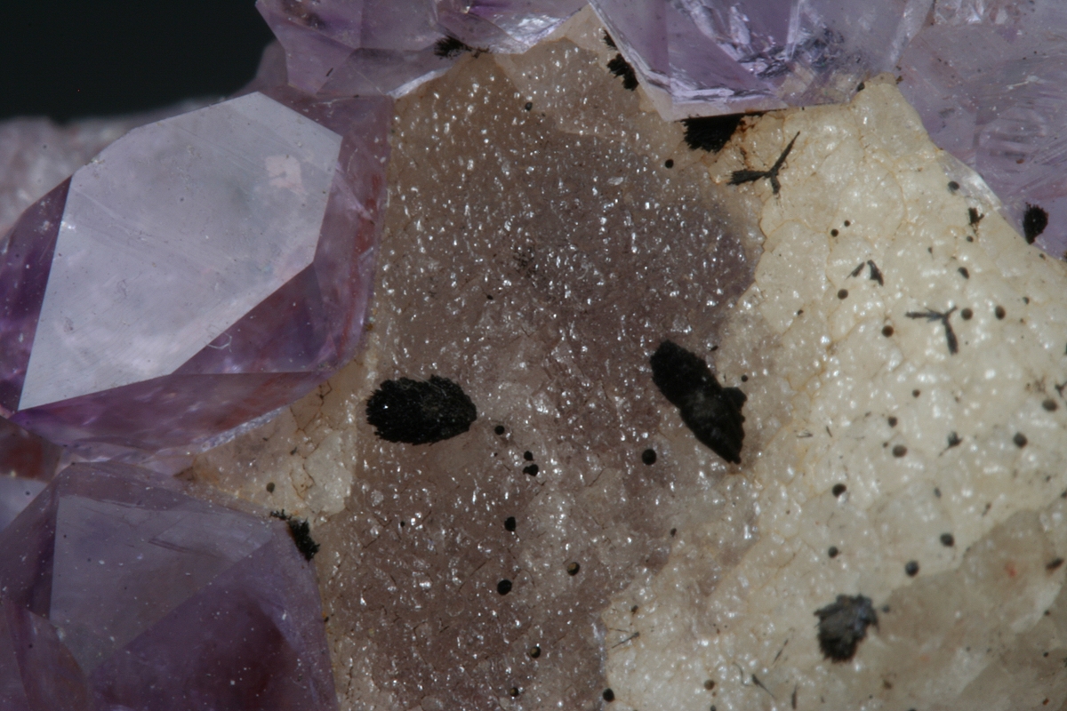 Fluorite On Amethyst