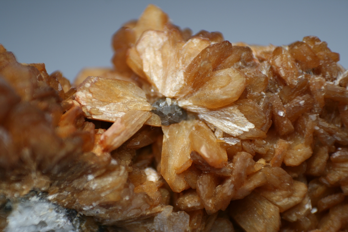 Stilbite On Microcline