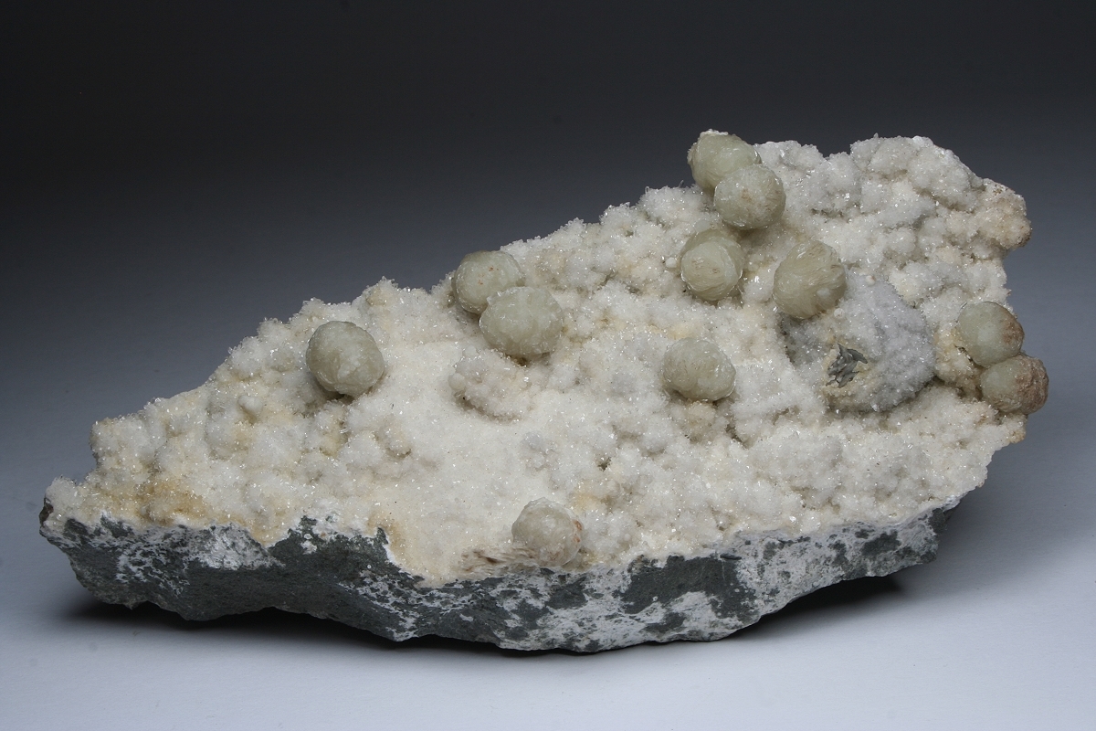 Gyrolite On Quartz