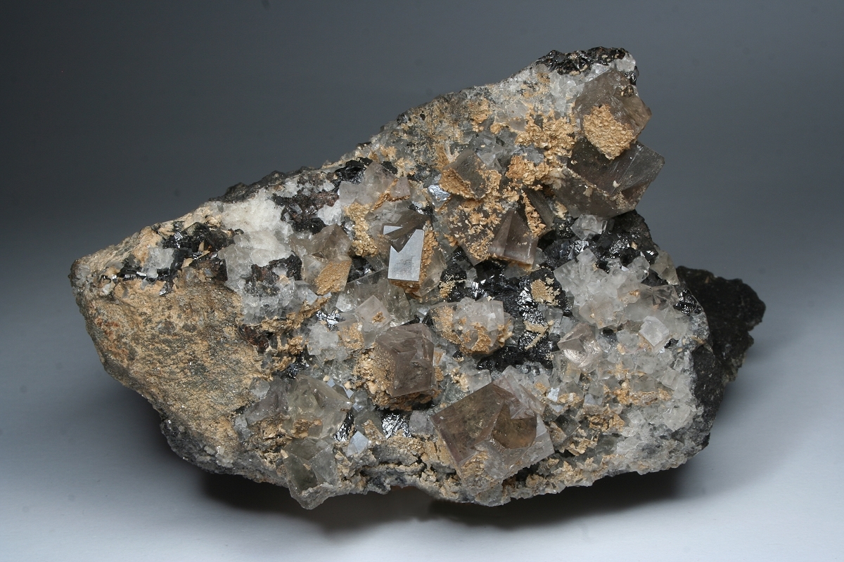 Fluorite Sphalerite & Siderite