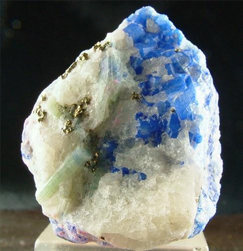 Sodalite Nepheline With Pyrite & Diopside