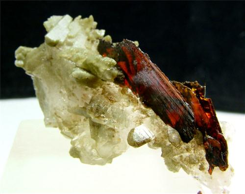 Brookite With Quartz