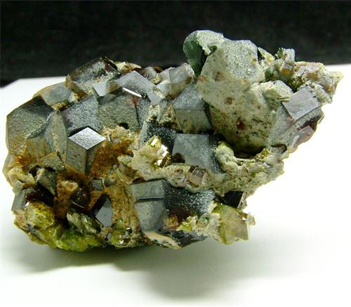 Andradite With Diopside & Clinochlore