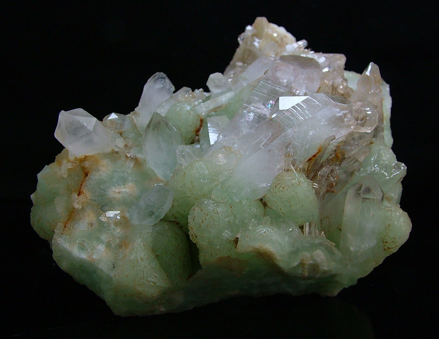 Prehnite With Quartz