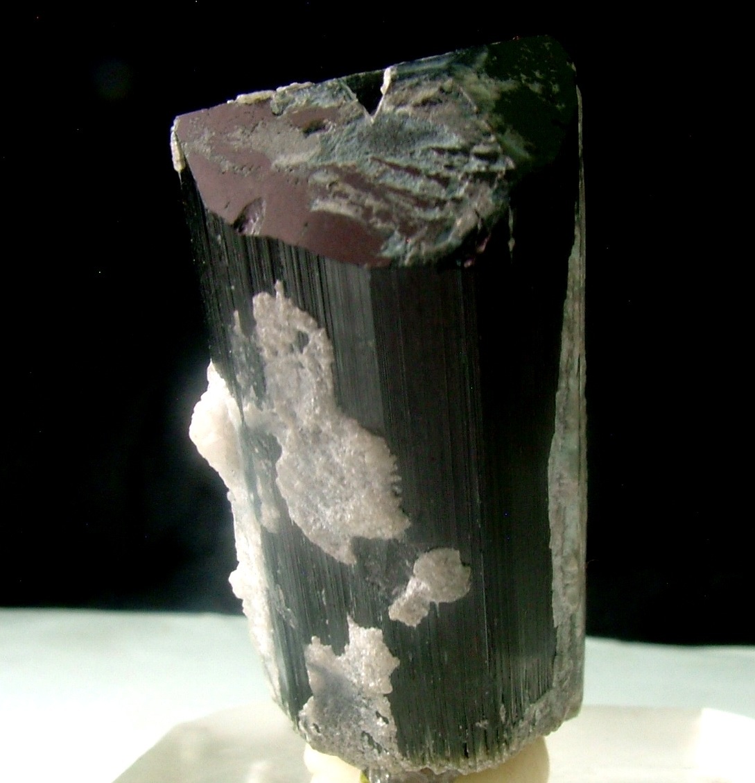 Herderite With Tourmaline & Quartz