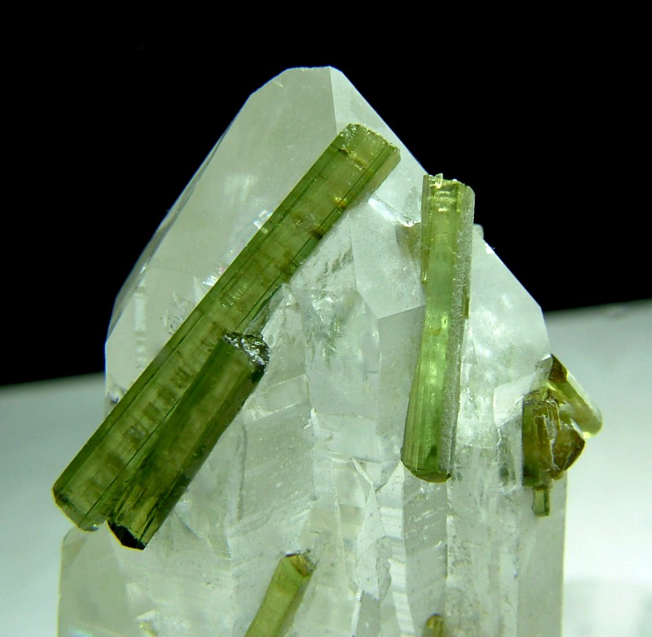 Quartz With Tourmaline