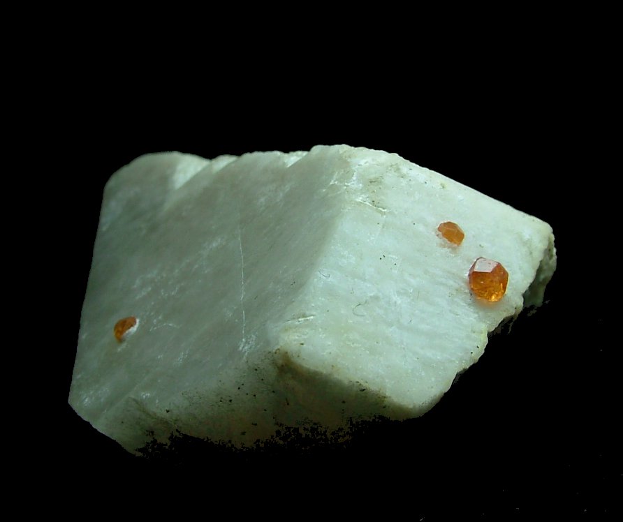 Spessartine With Feldspar