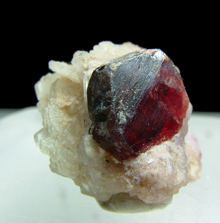 Tantalite-(Mn) With Lepidolite & Cleavelandite