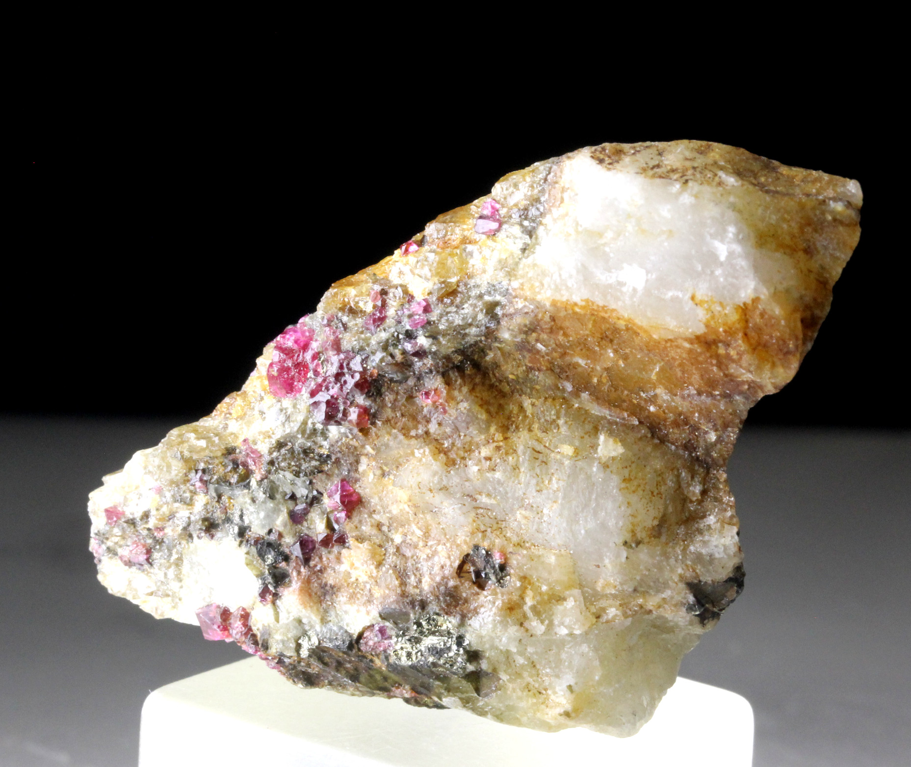 Spinel With Pyrite