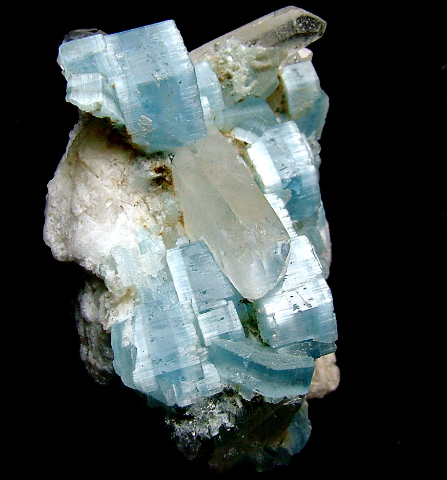 Beryl Var Vorobyevite With Quartz