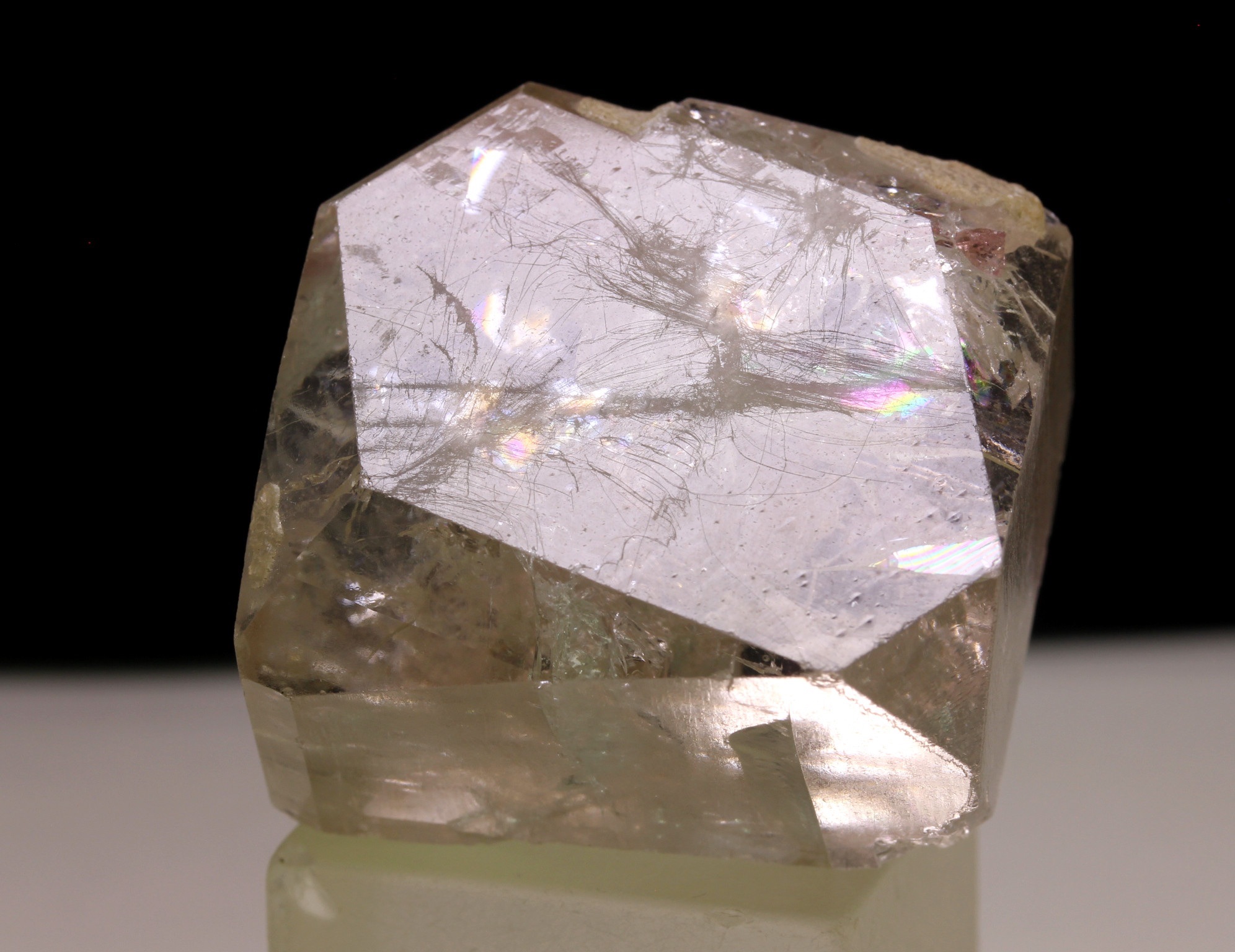 Topaz With Tourmaline