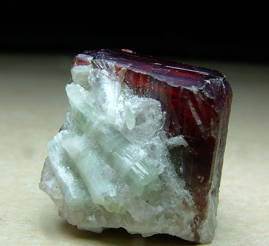 Tantalite-(Mn) With Elbaite