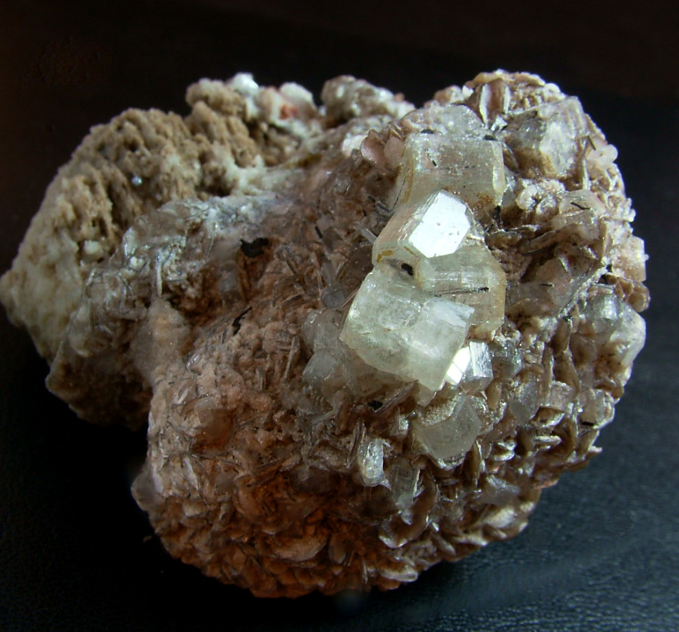 Apatite With Muscovite & Feldspar