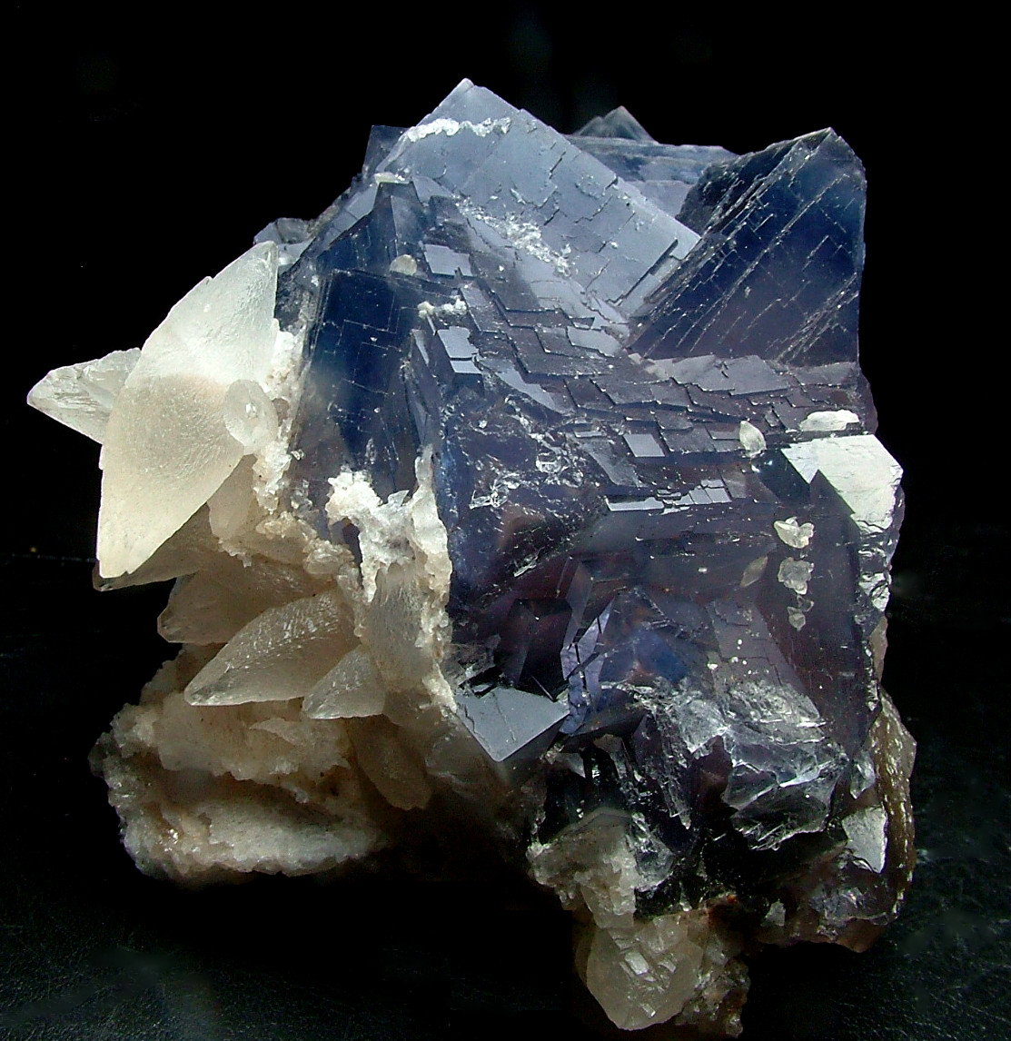 Fluorite With Calcite