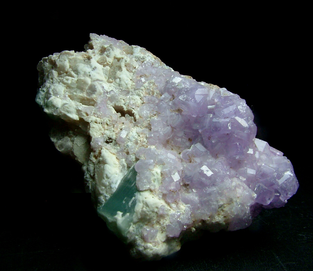 Fluorapatite With Tourmaline