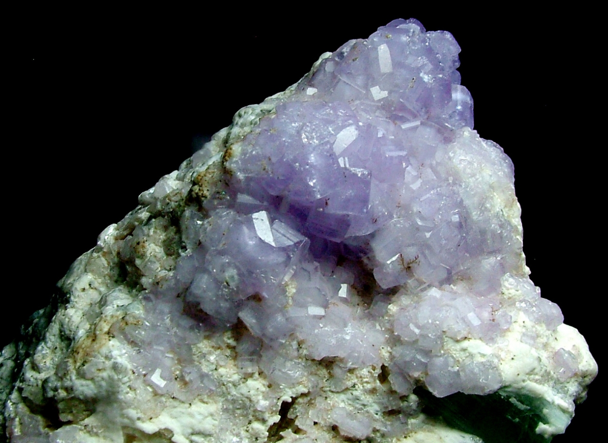 Fluorapatite With Tourmaline