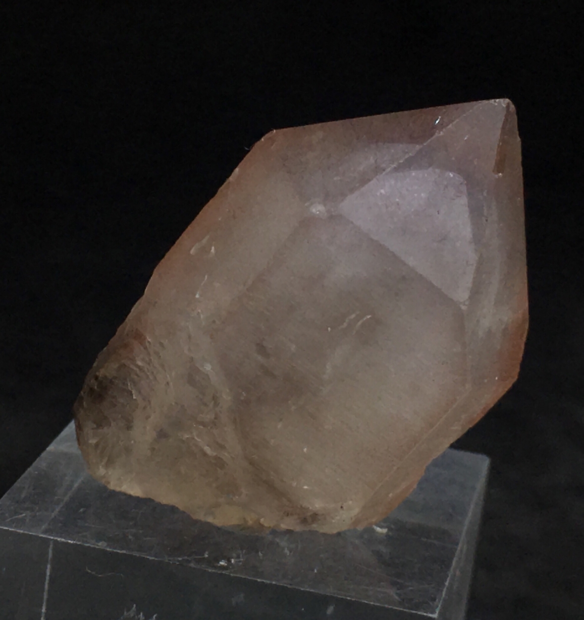 Phantom Quartz With Goethite Inclusions