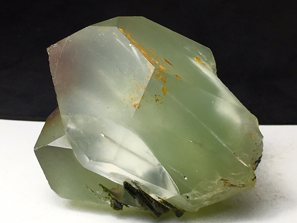 Quartz With Byssolite & Epidote Inclusions