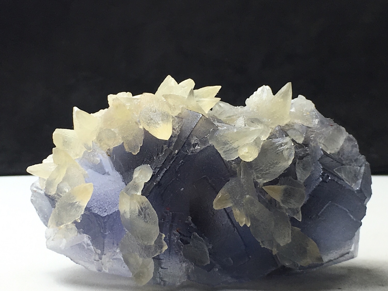 Fluorite With Calcite