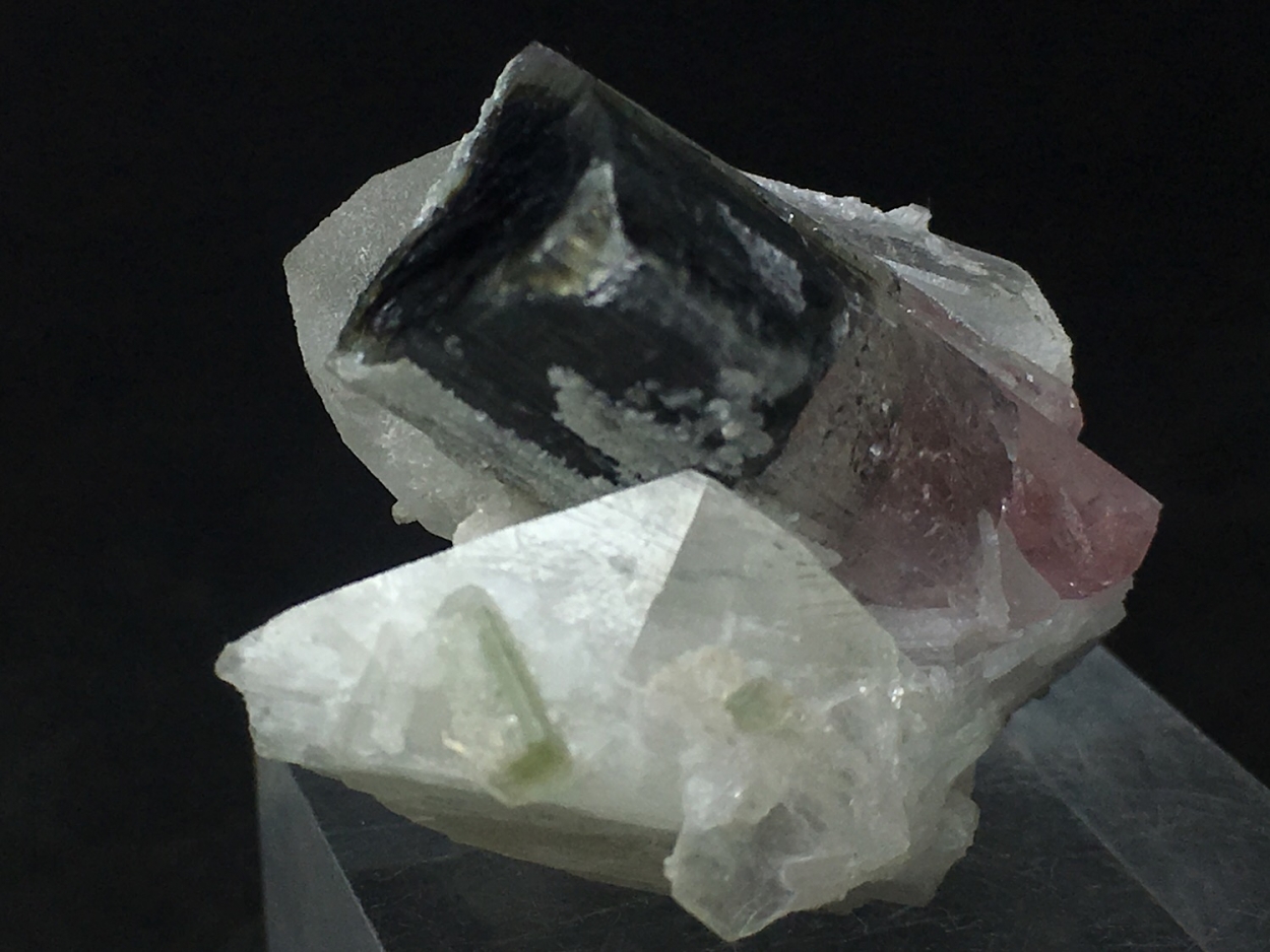 Hambergite With Quartz & Tourmaline