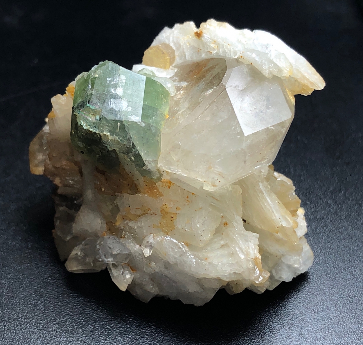 Goshenite With Fluorapatite Microlite & Quartz