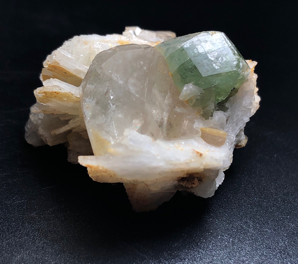 Goshenite With Fluorapatite Microlite & Quartz