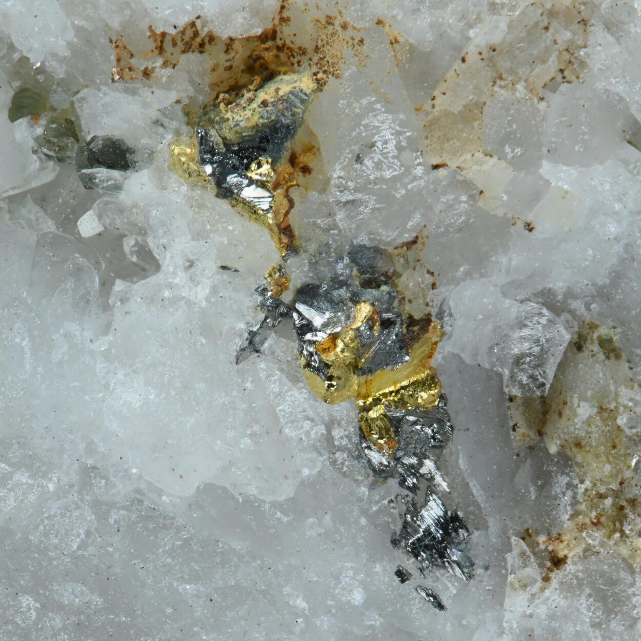 Native Gold & Tetradymite