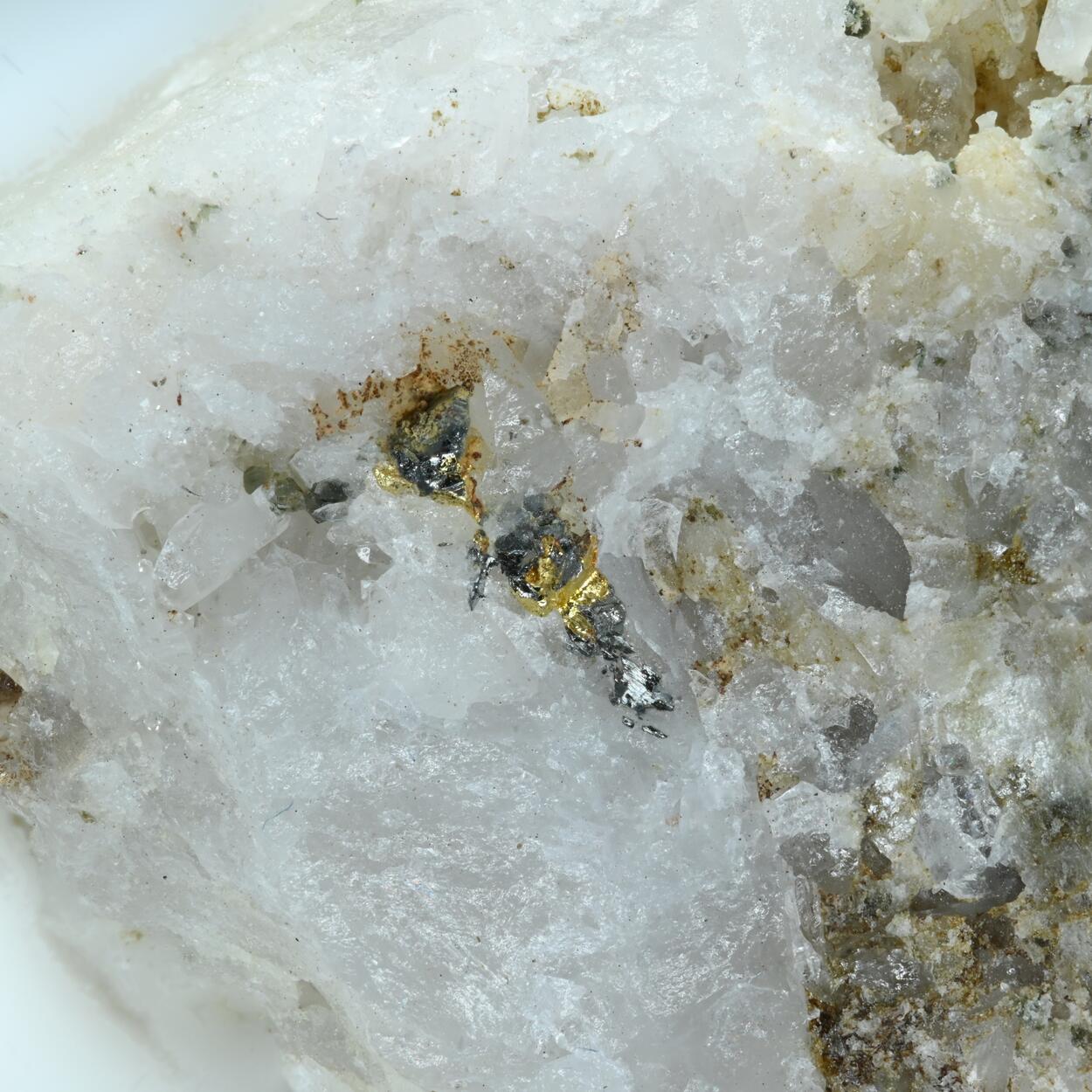 Native Gold & Tetradymite
