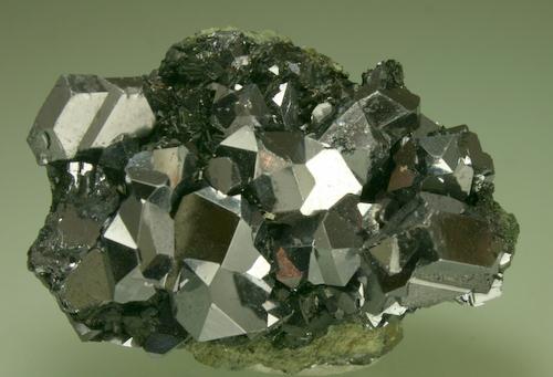 Galena & Pyrite On Sphalerite With Chlorite