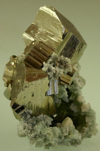 Pyrite On Quartz