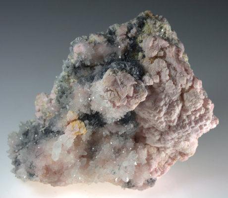 Rhodochrosite Quartz & Boulangerite