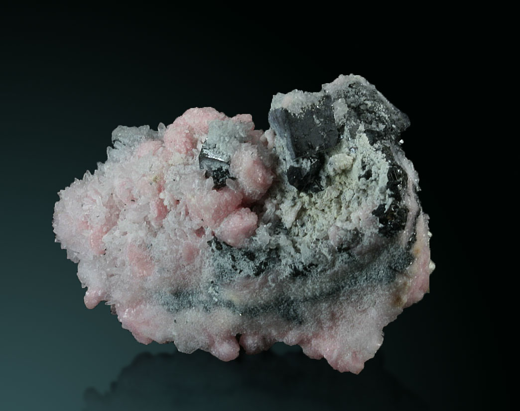 Rhodochrosite & Galena