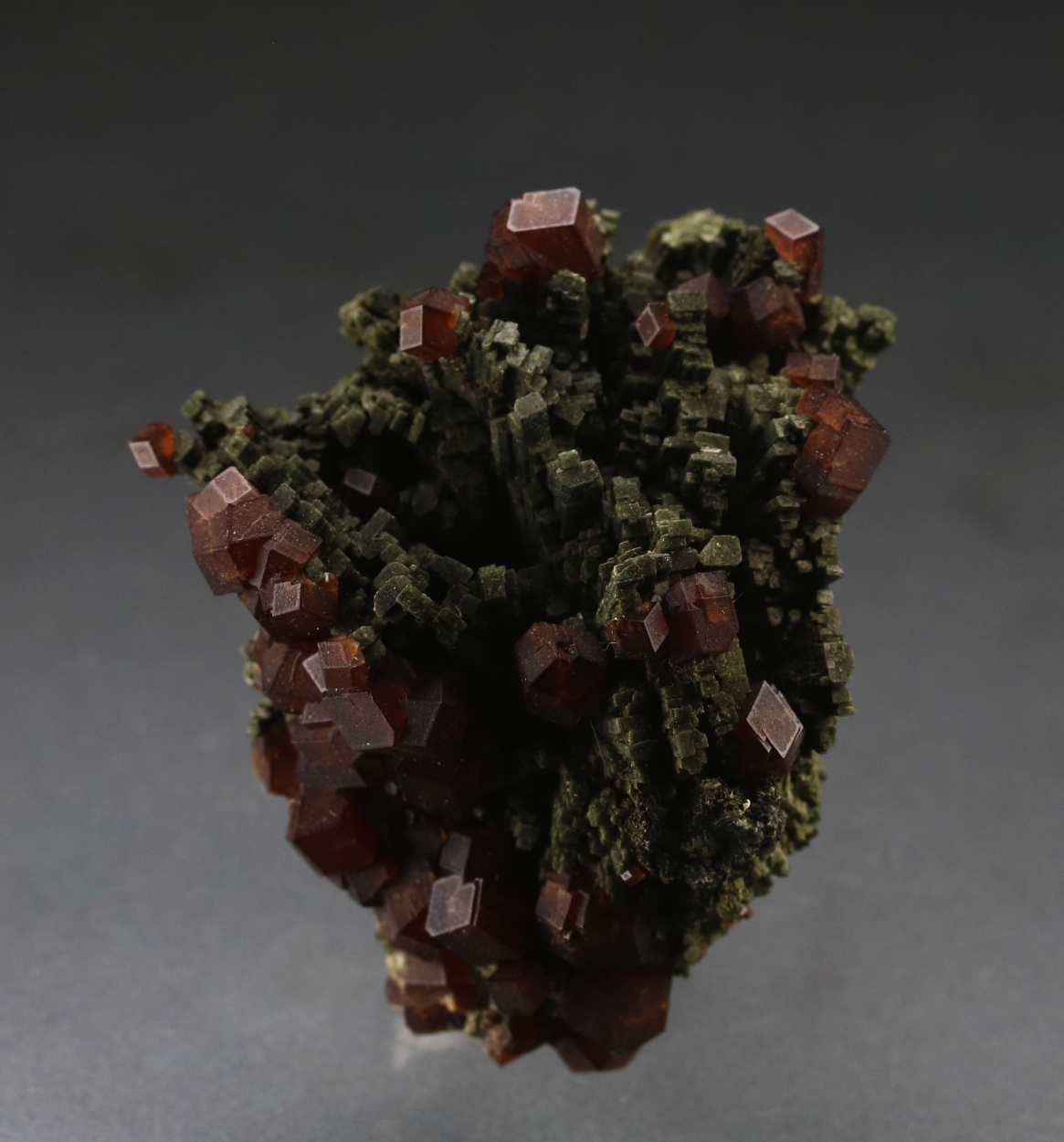 Andradite On Hedenbergite