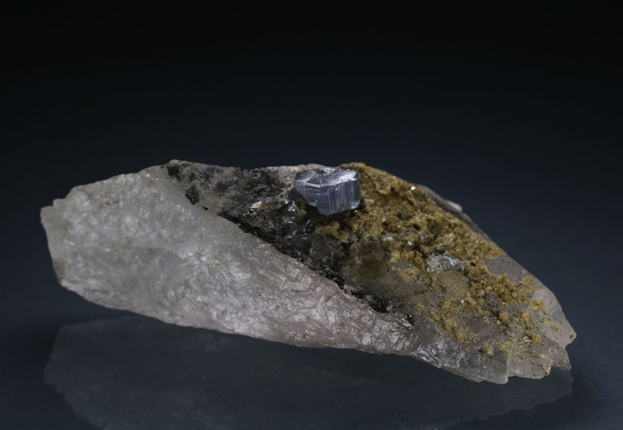 Apatite On Quartz